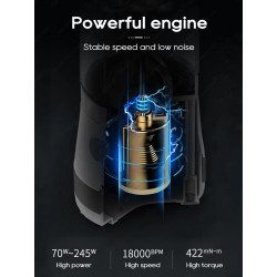 Mélangeur et moulin portable 3 en 1 HIBREW pour café et plus